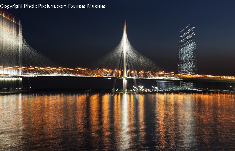 Building, Bridge, Metropolis, Urban, Town