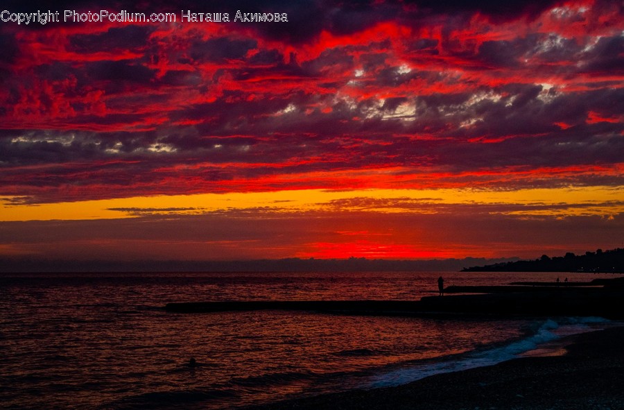 Nature, Outdoors, Sunset, Sky, Dusk