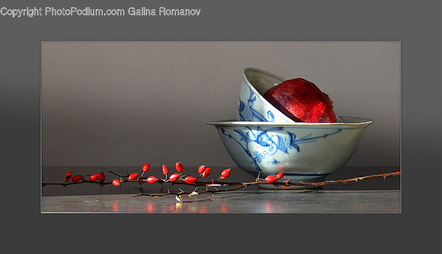 Bowl, Mixing Bowl, Cup, Plant, Pottery