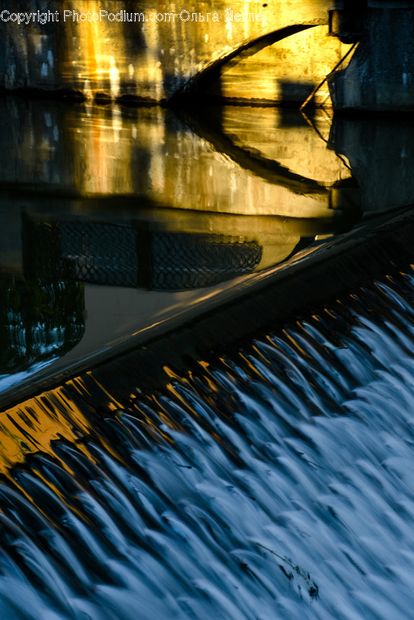 Water, Outdoors, Nature, River, Dam