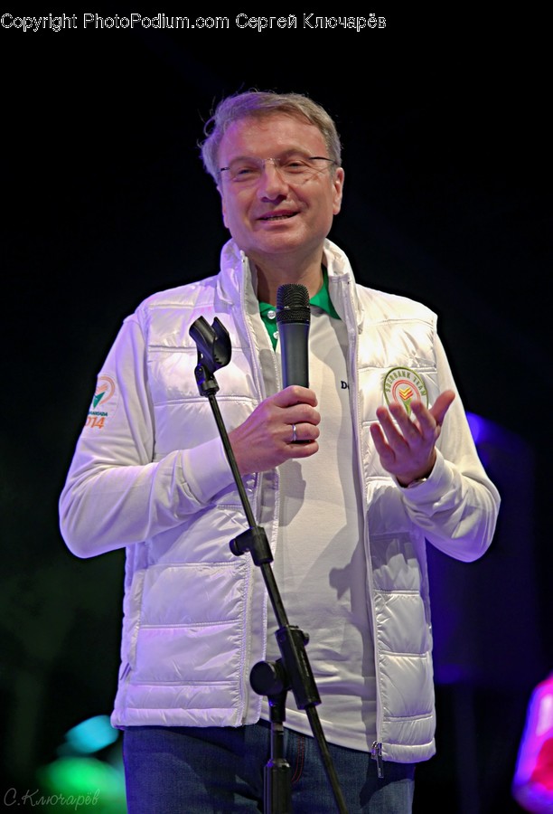 Human, Person, Apparel, Clothing, Microphone