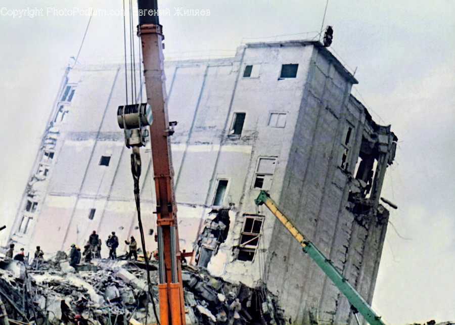Person, Human, Demolition, Nature, Construction