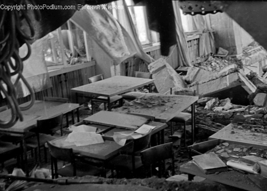 Urban, Building, Furniture, Table, Slum