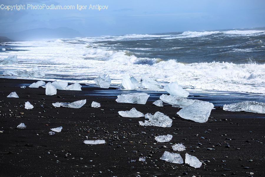 Nature, Outdoors, Ice, Mountain, Snow