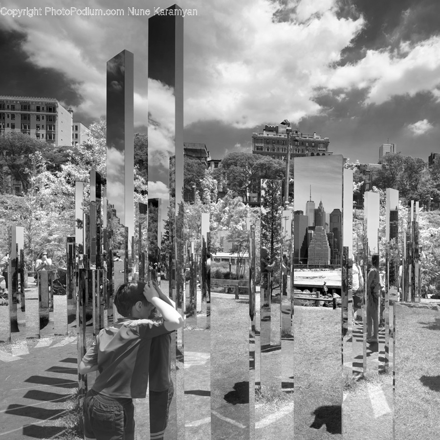 Person, Human, Pedestrian, Building, Downtown