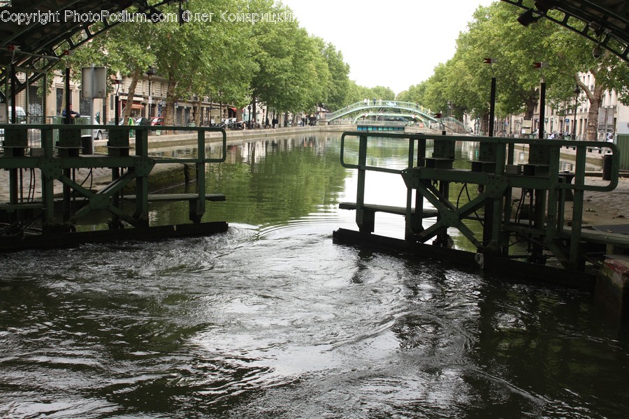 Water, Outdoors, Waterfront, Canal, Pier