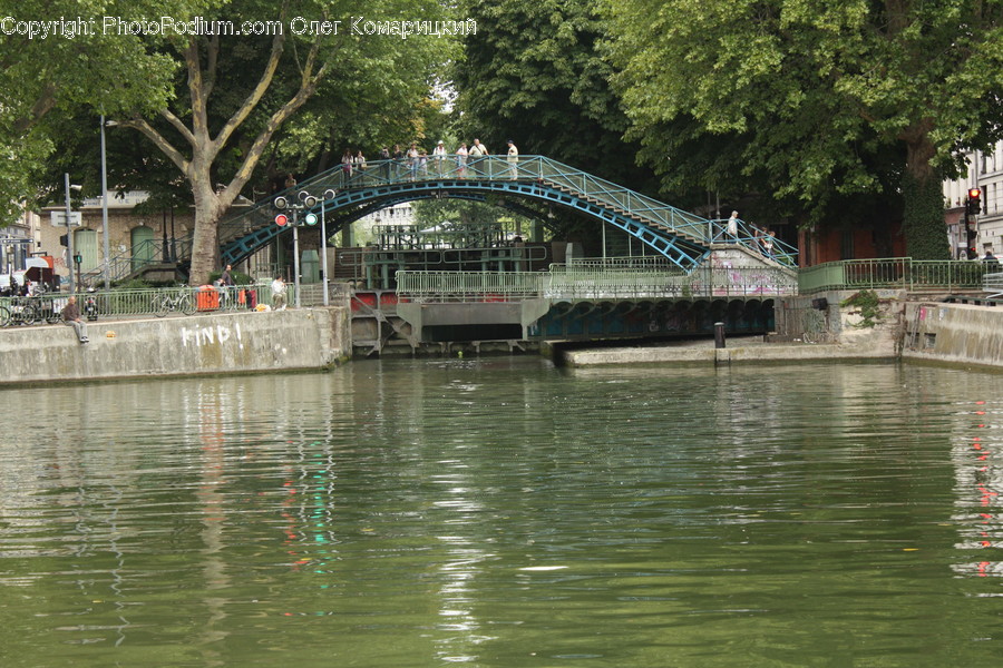 Building, Architecture, Bridge, Person, Human