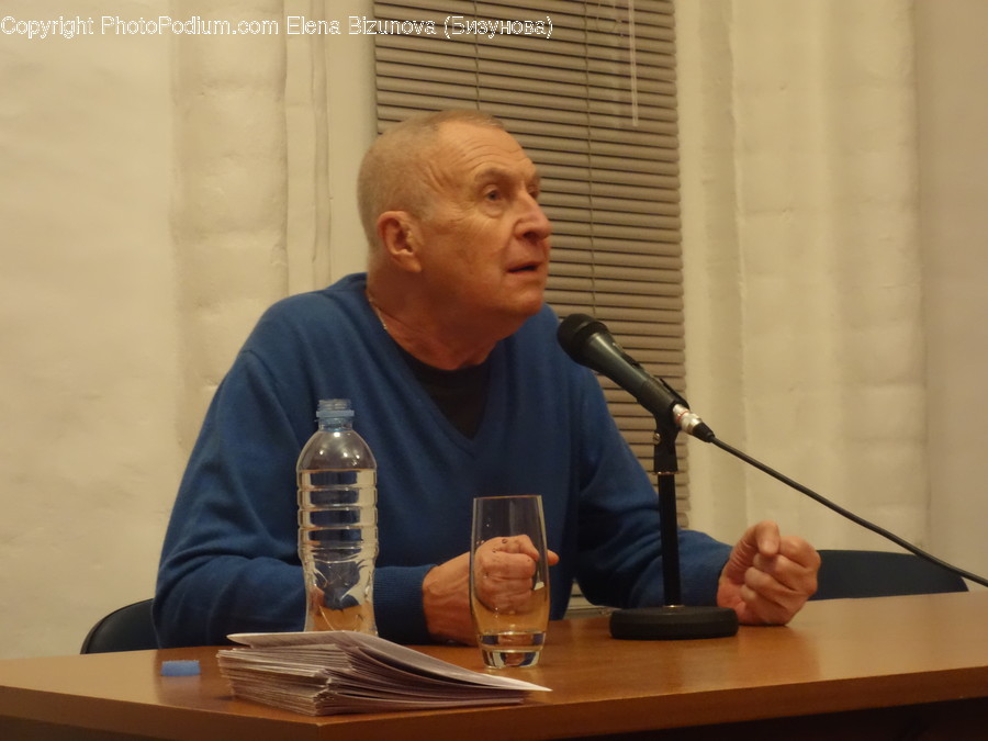Human, Person, Sitting, Microphone, Electrical Device