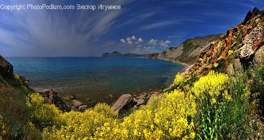 Promontory, Nature, Land, Outdoors, Water