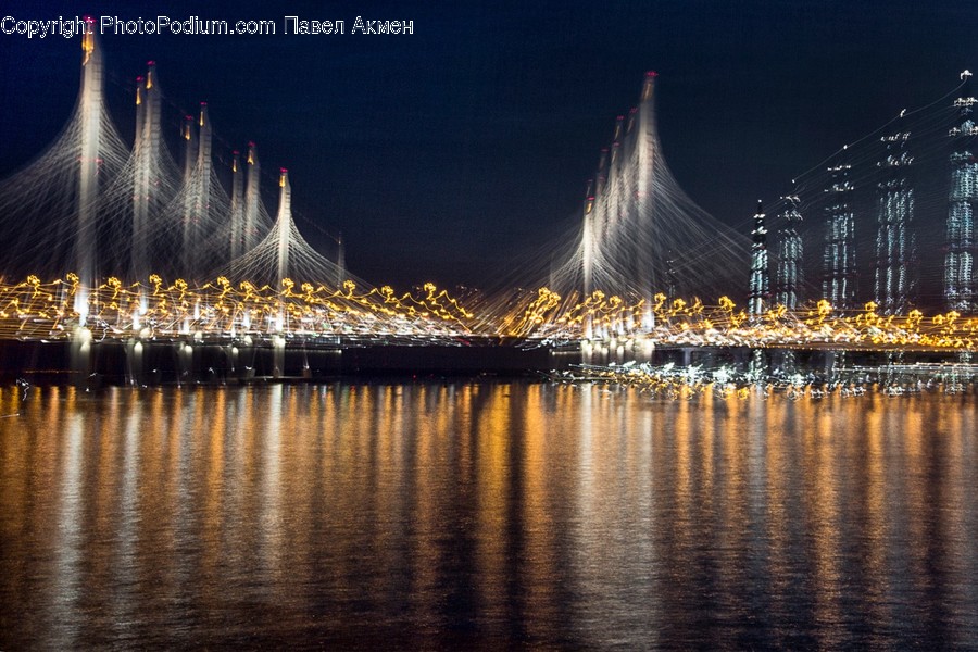Water, Lighting, Metropolis, Building, City