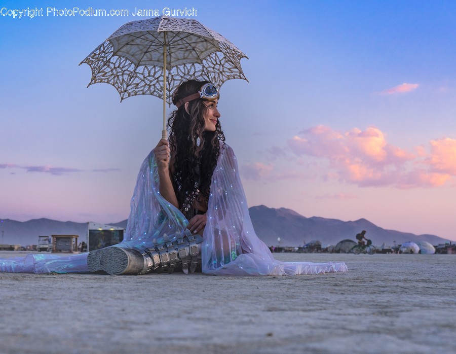 Apparel, Clothing, Umbrella, Canopy, Person