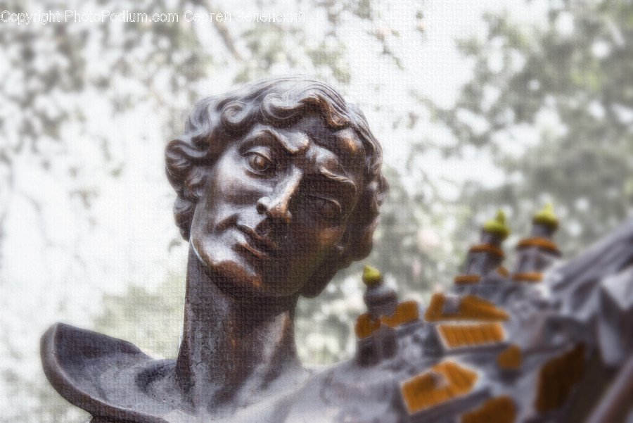 Head, Sculpture, Art, Statue, Person