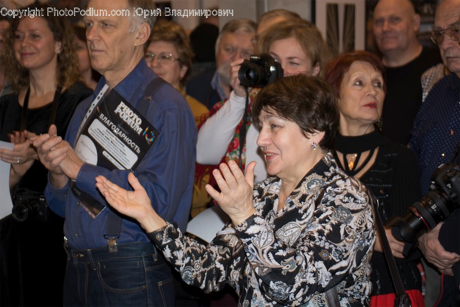 Person, Human, Electronics, Camera, Audience