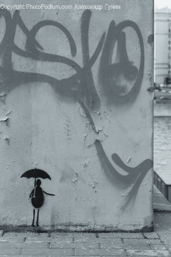 Animal, Bird, Graffiti, Wall, Art