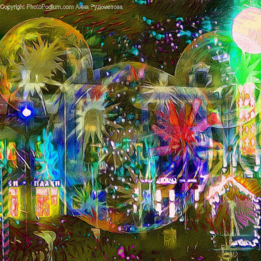 Art, Advertisement, Poster, Collage, Ornament