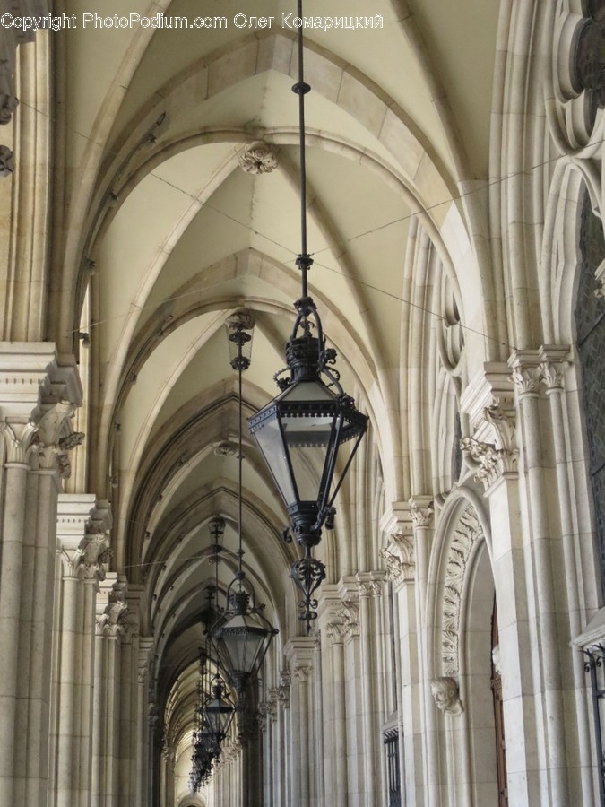 Architecture, Building, Corridor, Indoors, Apse
