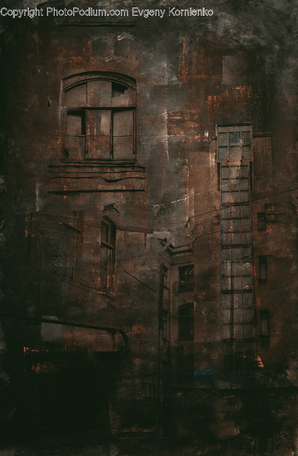 Painting, Art, Crypt, Building, Architecture