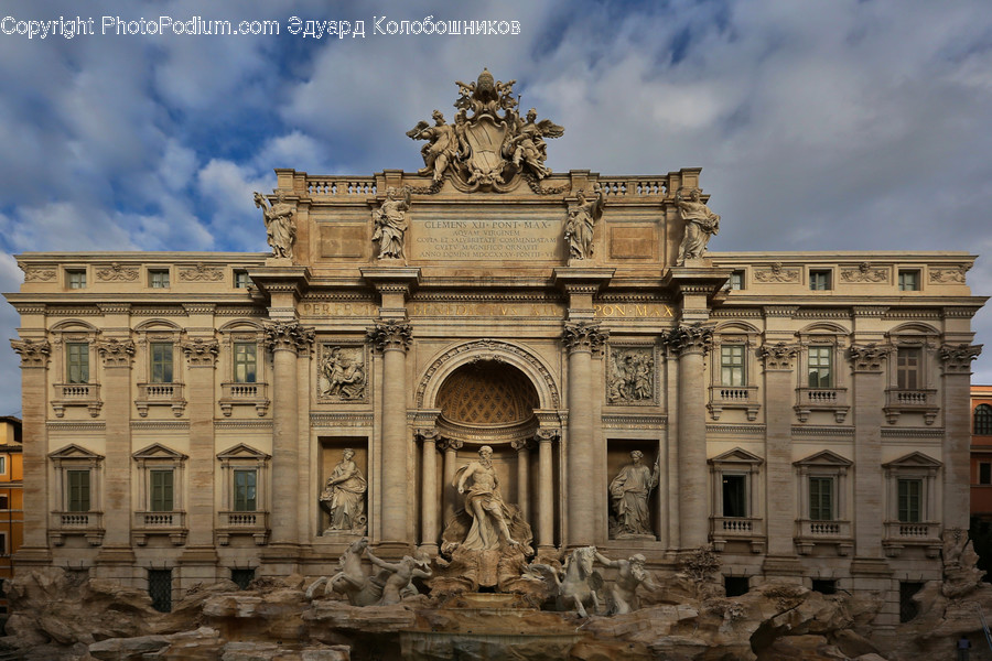 Water, Fountain, Building, Architecture, Monument