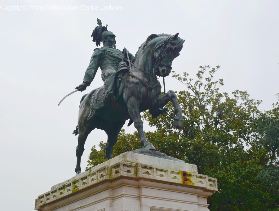Monument, Animal, Horse, Mammal, Person