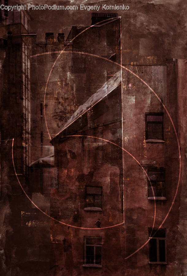 Painting, Art, City, Urban, Metropolis