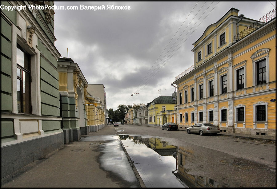 Road, Street, Town, Building, Alley, Alleyway, Apartment Building