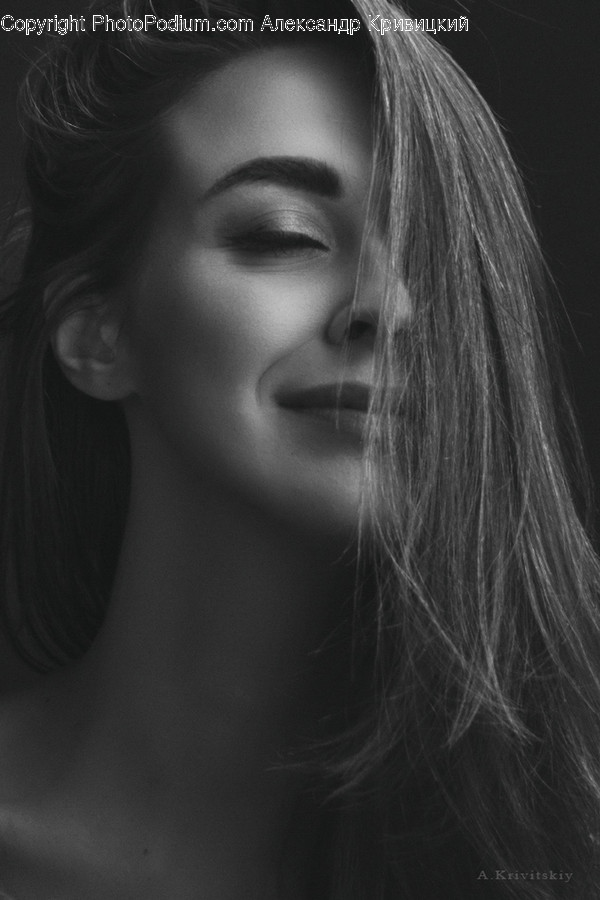 Person, Face, Human, Female, Lip