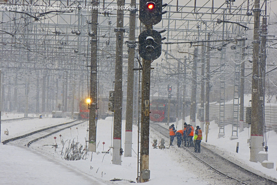 Nature, Winter, Outdoors, Storm, Snow