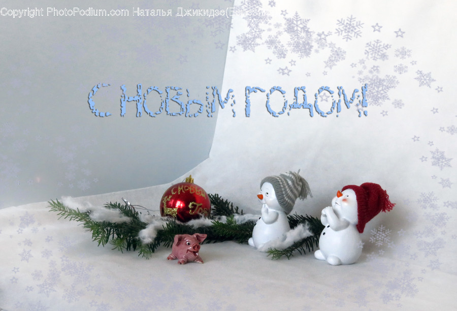 Nature, Outdoors, Snow, Winter, Snowman