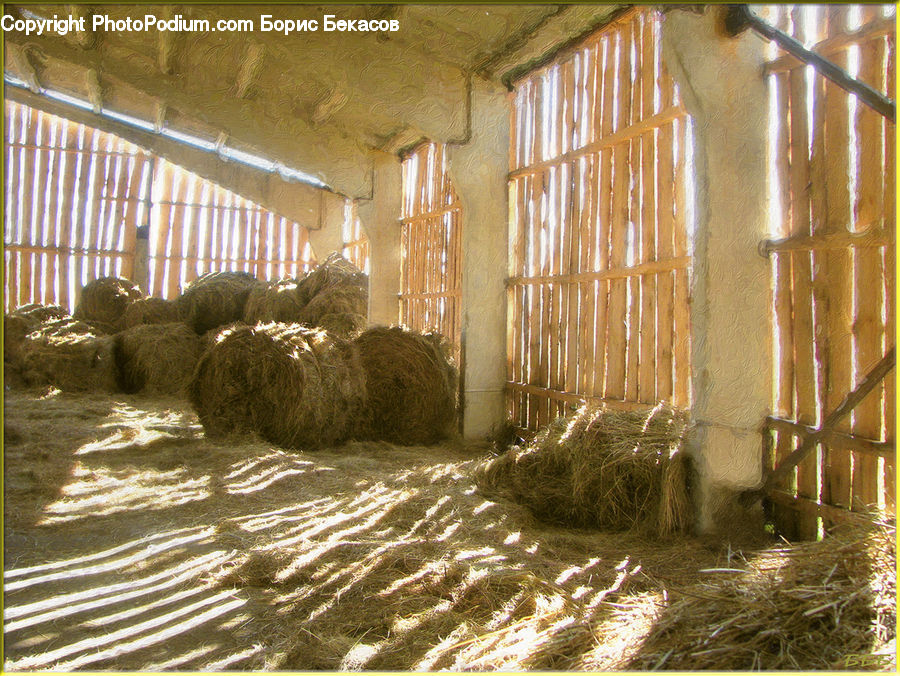 Countryside, Hay, Straw, Water, Deck, Housing, Porch