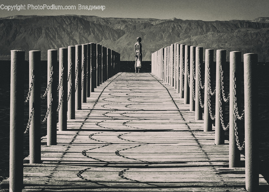 Water, Waterfront, Boardwalk, Building, Bridge