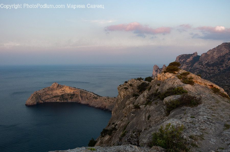 Promontory, Land, Outdoors, Nature, Water