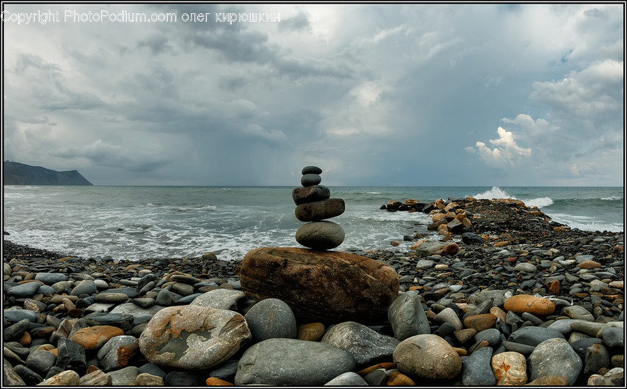 Pebble, Rubble, Rock, Promontory