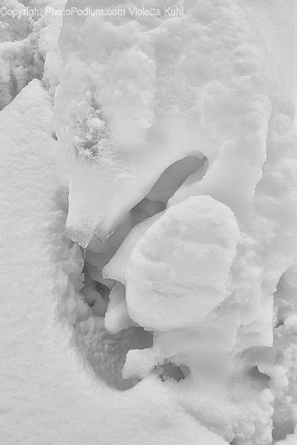 Nature, Outdoors, Ice, Snow, Snowman