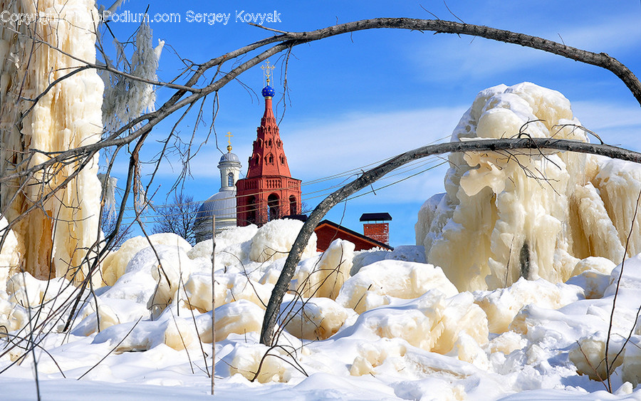 Nature, Outdoors, Ice, Snow, Architecture