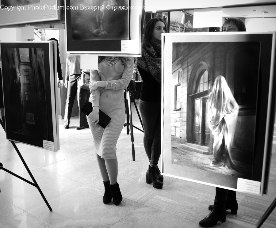 Tripod, Person, Human, Canvas, Apparel