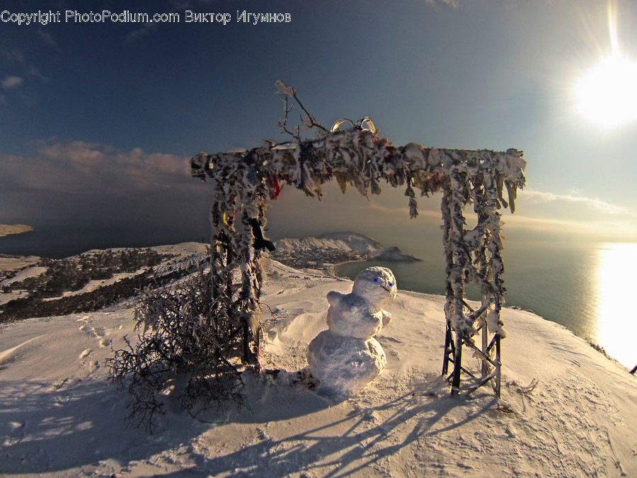 Nature, Outdoors, Snow, Winter, Snowman