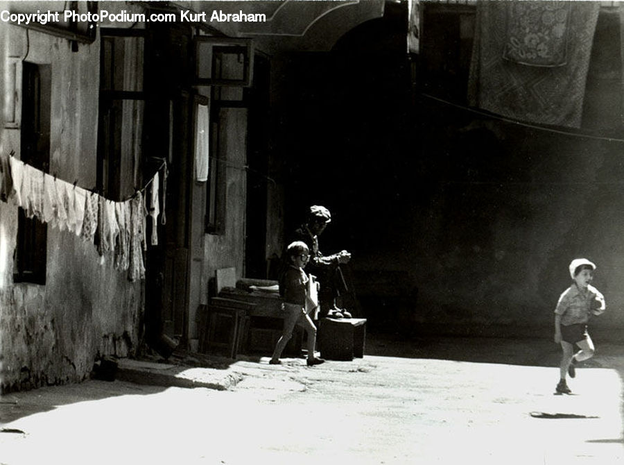 Human, People, Person, Alley, Alleyway, Road, Street