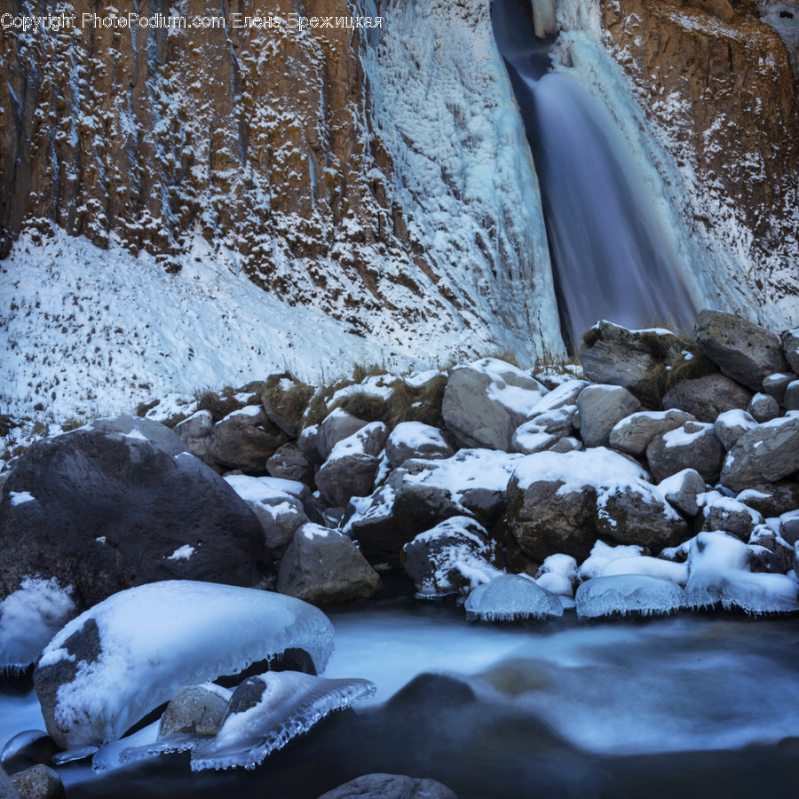 Water, River, Nature, Outdoors, Waterfall