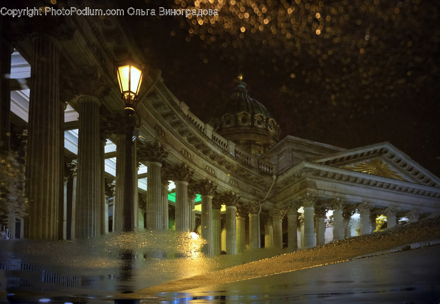 Architecture, Building, Column, Pillar, Lighting