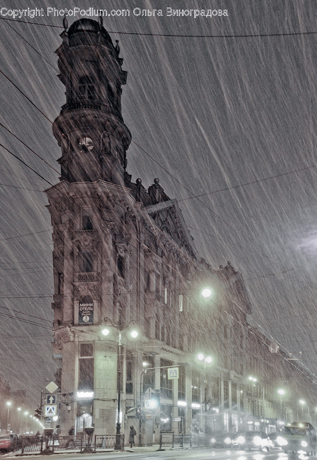 Nature, Outdoors, Storm, Blizzard, Winter