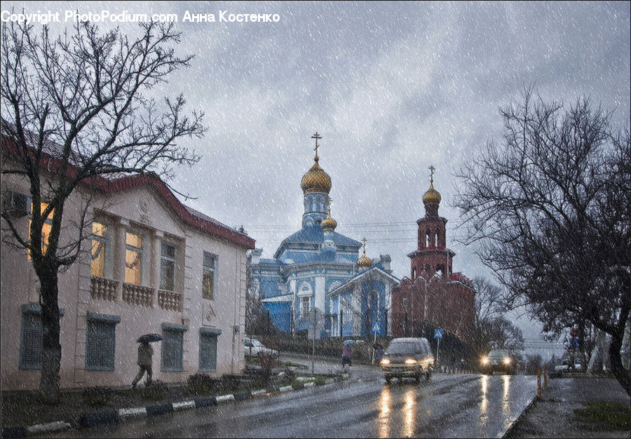 Architecture, Mansion, Dome, Church, Worship, Downtown, Plaza