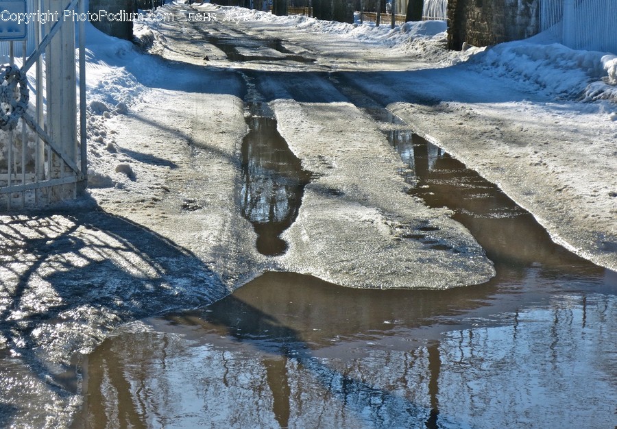 Nature, Outdoors, Ice, Mountain, Snow