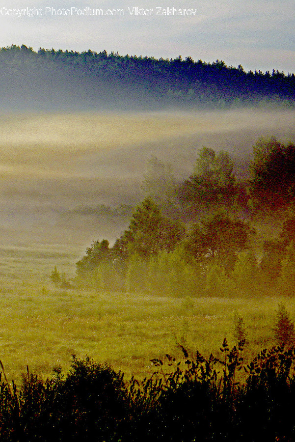 Nature, Outdoors, Weather, Painting, Art