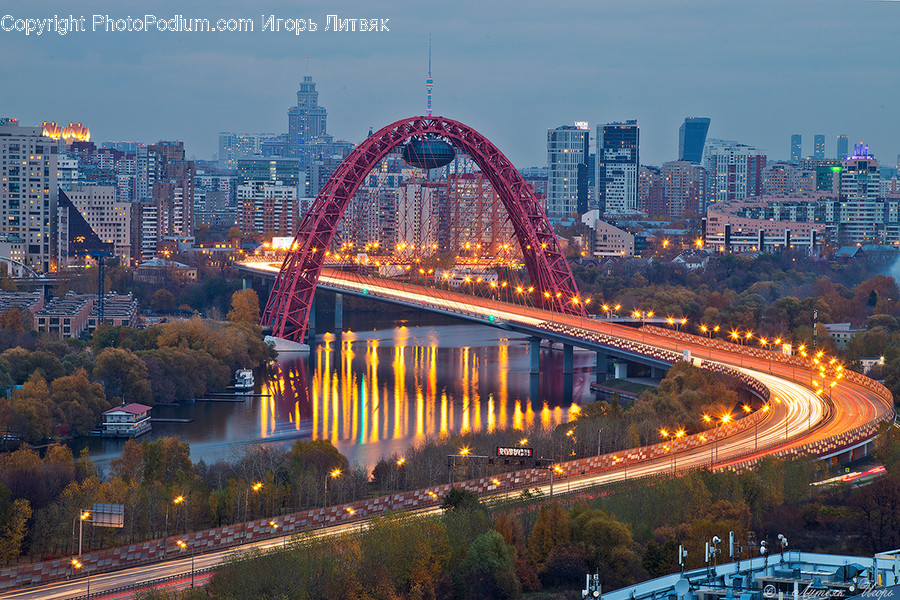 Road, Urban, Town, Metropolis, City