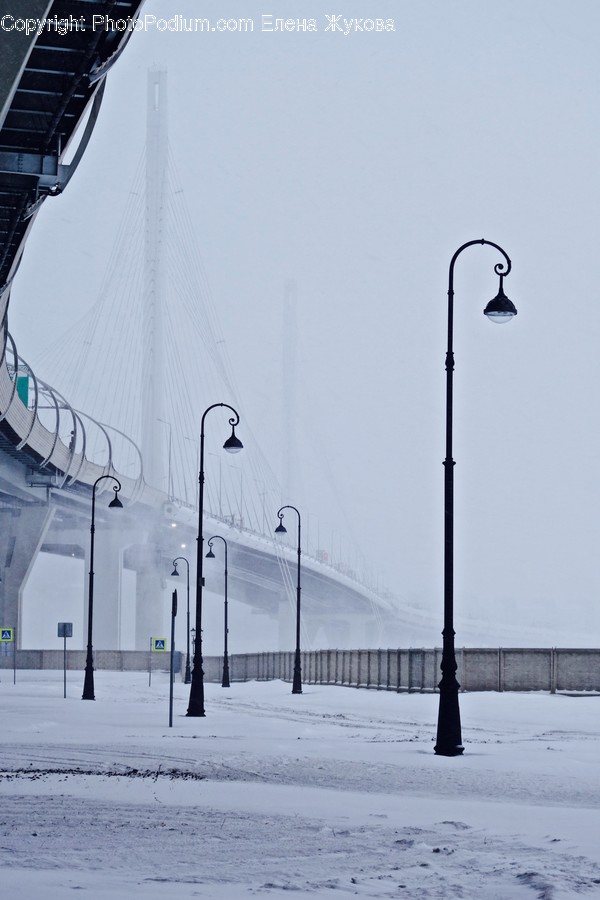Tower, Architecture, Building, Lamp Post, Control Tower