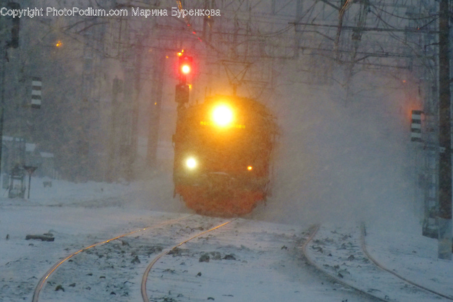 Nature, Outdoors, Blizzard, Winter, Storm