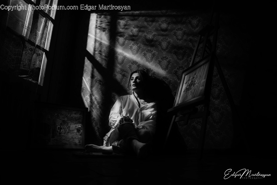 Person, Human, Furniture, Crypt, Window