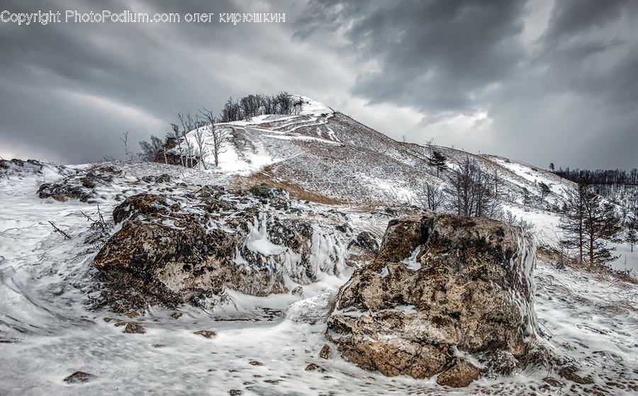Nature, Mountain, Outdoors, Ice, Mountain Range