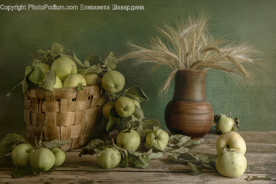 Plant, Painting, Art, Fruit, Food