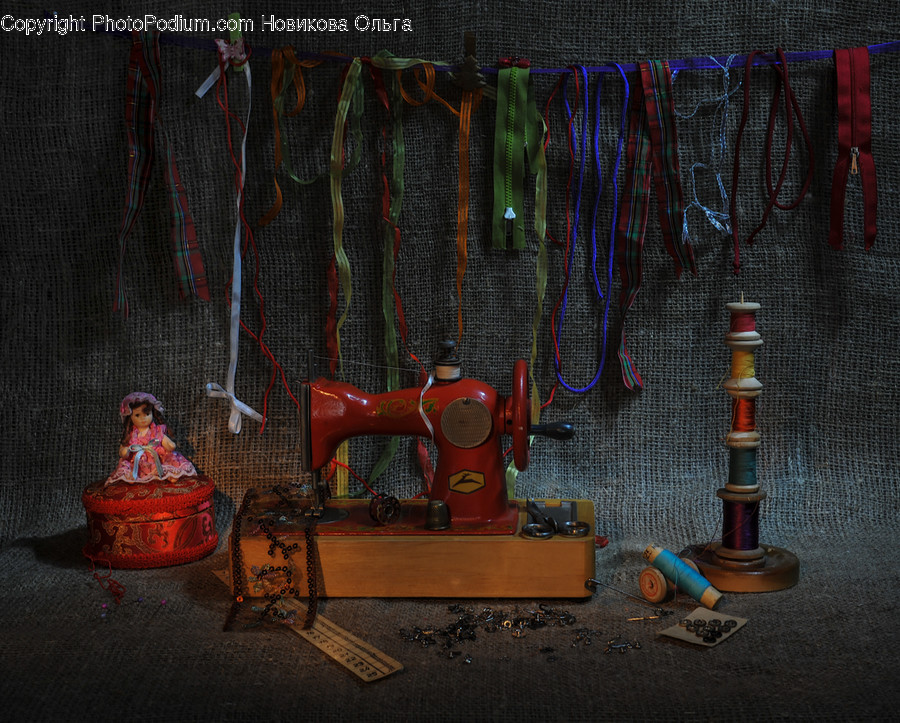 Machine, Sewing, Human, Person, Appliance